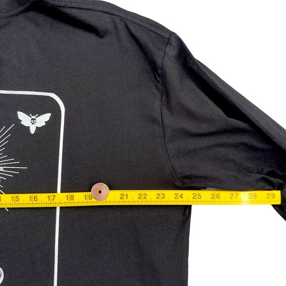 Suffer Well Black Long Sleeve T Shirt Crew Neck Cotton‎ Oversized Style 2XL - Picture 7 of 8